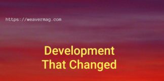 “Development That Changed the world”