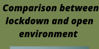 Comparison between Lockdown and Open Environment