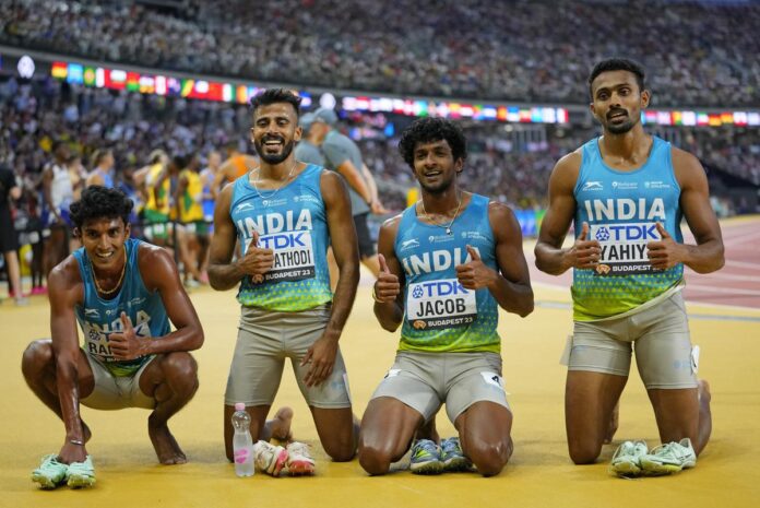 india's relay race team