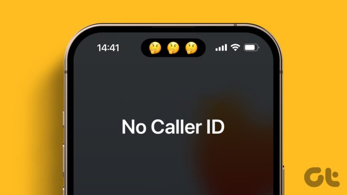 no caller id