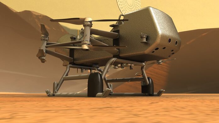 Dragonfly spacecraft of NASA