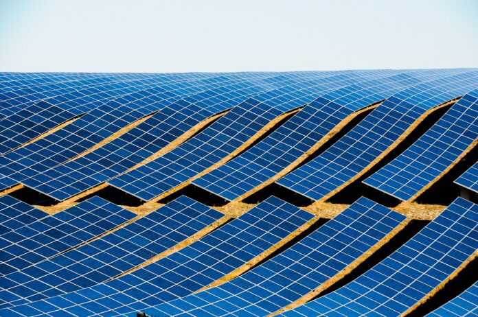 solar panel with thin films